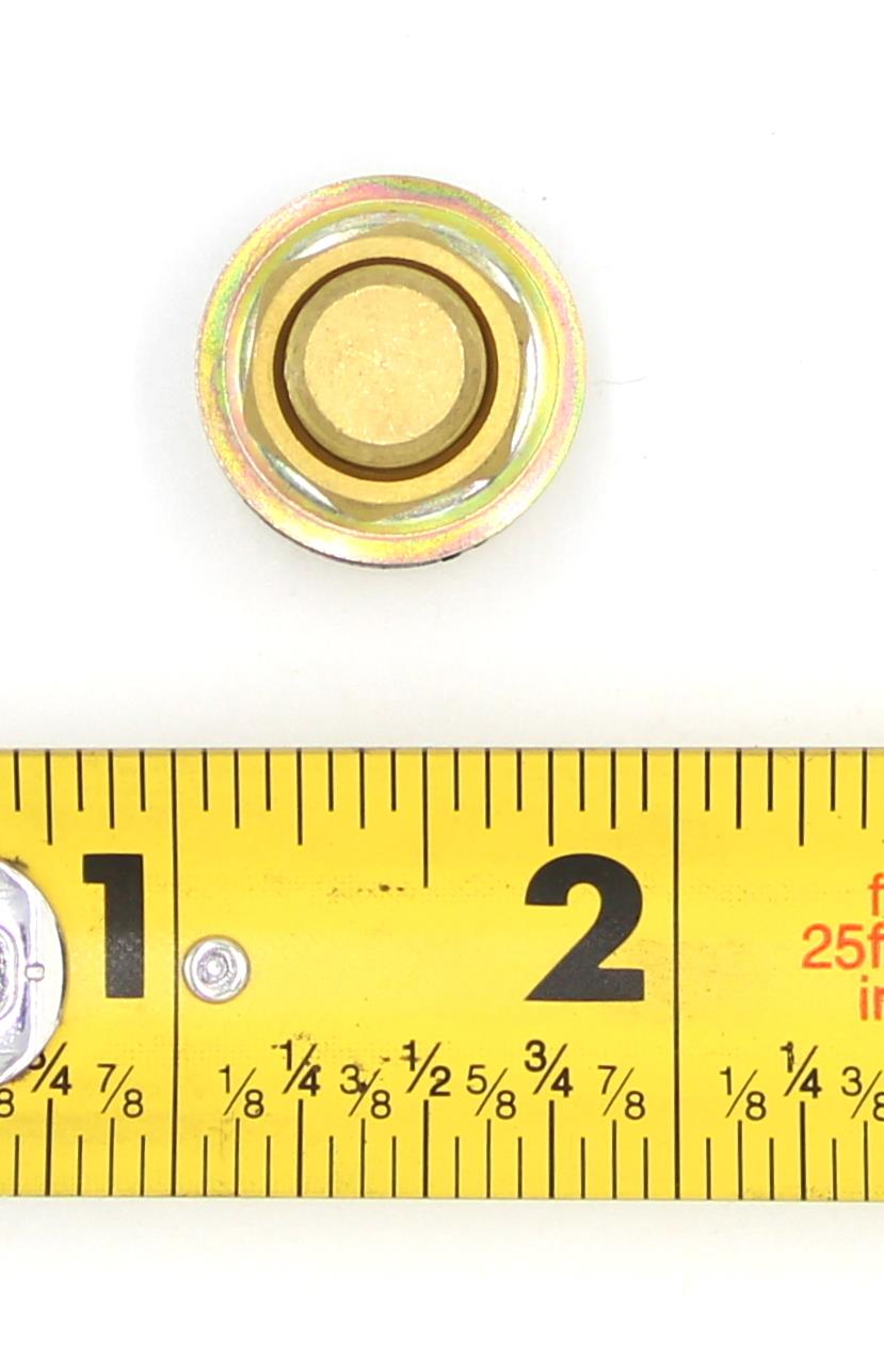  TI-1842 Plug Wheel Rim 5/8 Inch - for Sealing Valve Stem Hole in Wheel Rim Brass