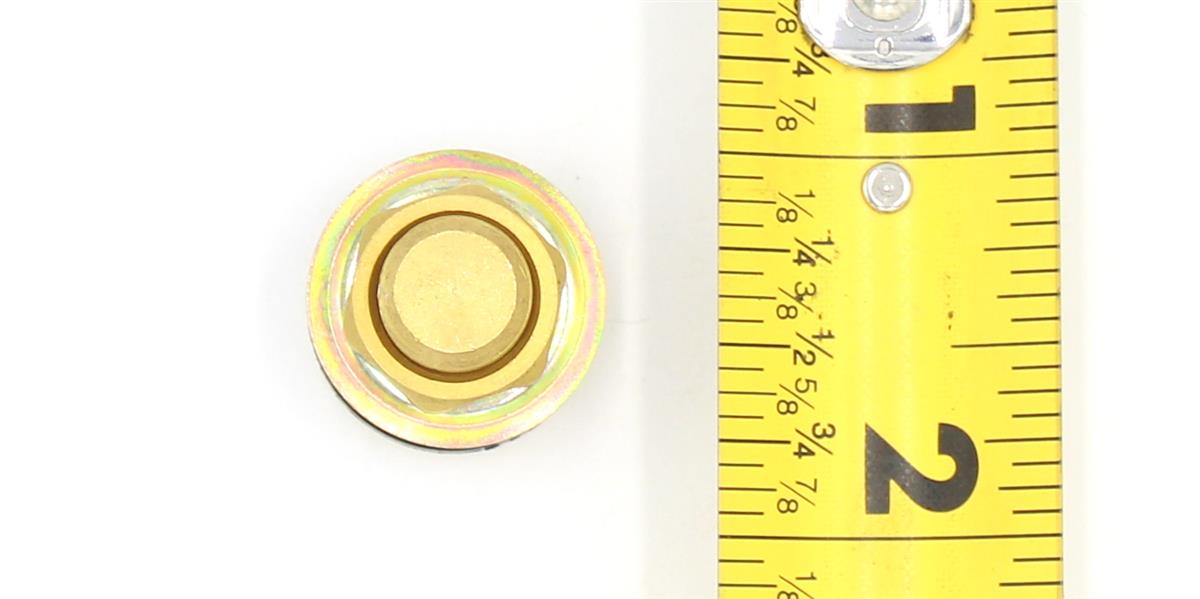  TI-1842 Plug Wheel Rim 5/8 Inch - for Sealing Valve Stem Hole in Wheel Rim Brass