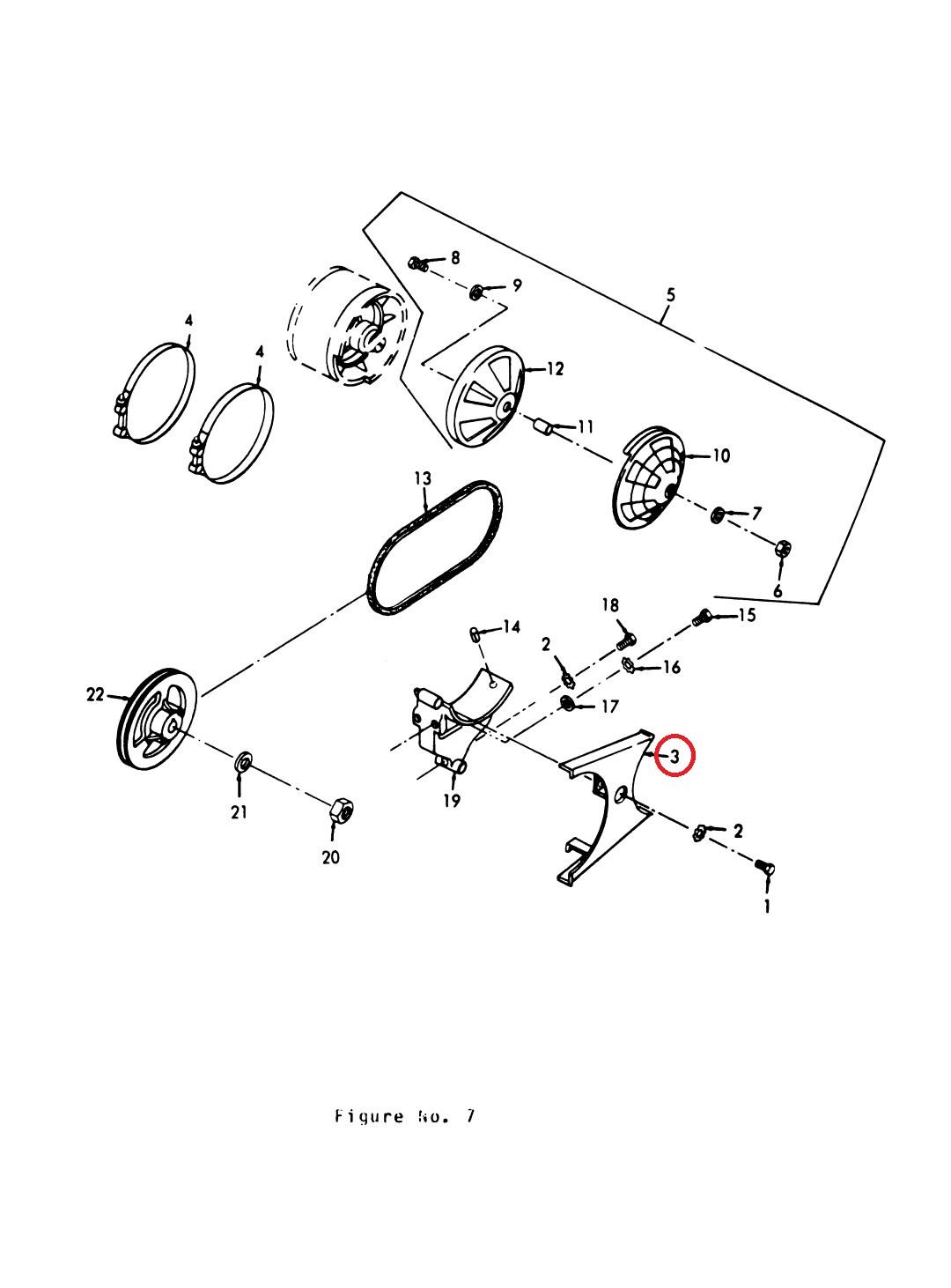 MU-192 | MU-192 Blower Motor Belt Cover with Timing Marks Parts Diagram (1) (Large).jpg